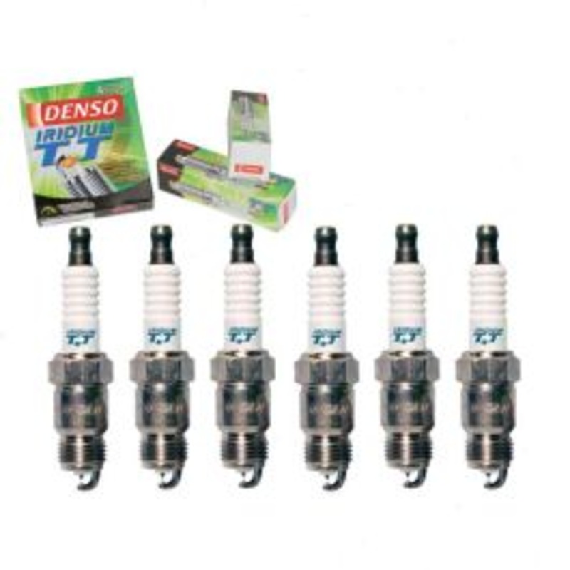 6 pc DENSO Iridium TT Spark Plugs for 1972-1977 GMC Sprint 4.1L L6