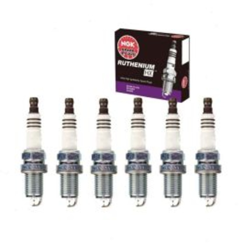 6 pc NGK Ruthenium HX Spark Plugs for 1998-2008 Dodge Durango 3.7L 3.9L V6