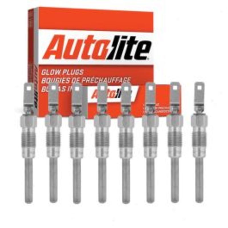 8 pc Autolite Diesel Glow Plugs for 1982-1998 GMC K1500 6.2L V8