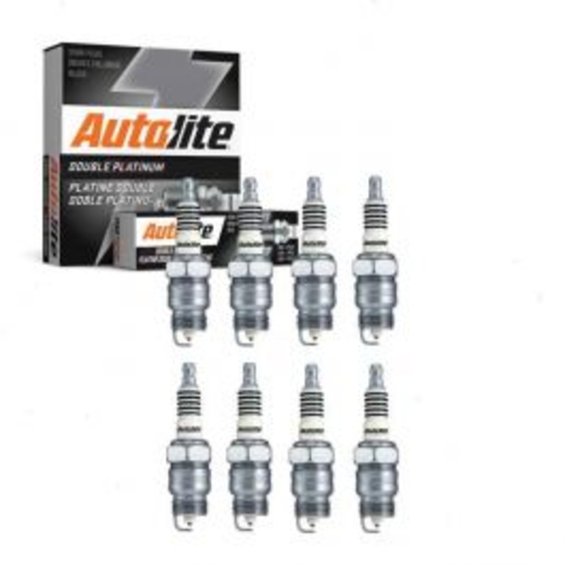 8 pc Autolite Double Platinum Spark Plug for 1958-1972 Ford Thunderbird 5.8L
