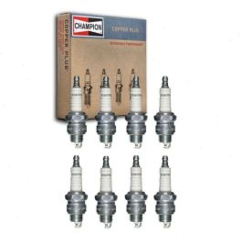 8 pc Champion Copper Plus Spark Plugs for 1958-1961 Chevrolet Brookwood 4.6L 5.7L V8