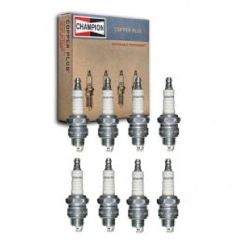 8 pc Champion Copper Plus Spark Plugs for 1974 Dodge B100 Van 7.2L V8