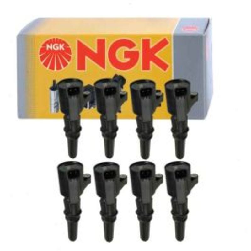8 pc NGK Ignition Coils for 2003-2014 Ford E-150 4.6L 5.4L V8
