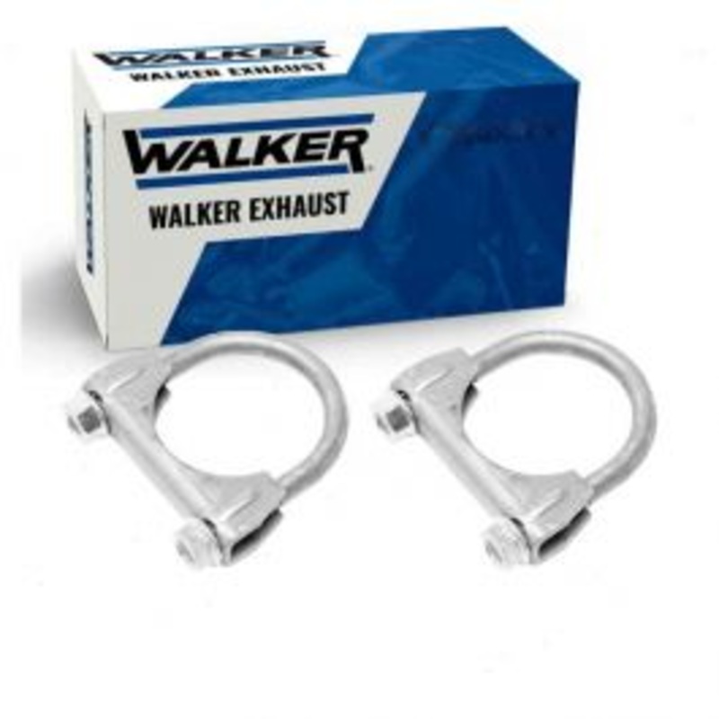 2 pc Walker Exhaust Clamps for 1998-2004 Dodge Intrepid 2.7L 3.2L V6