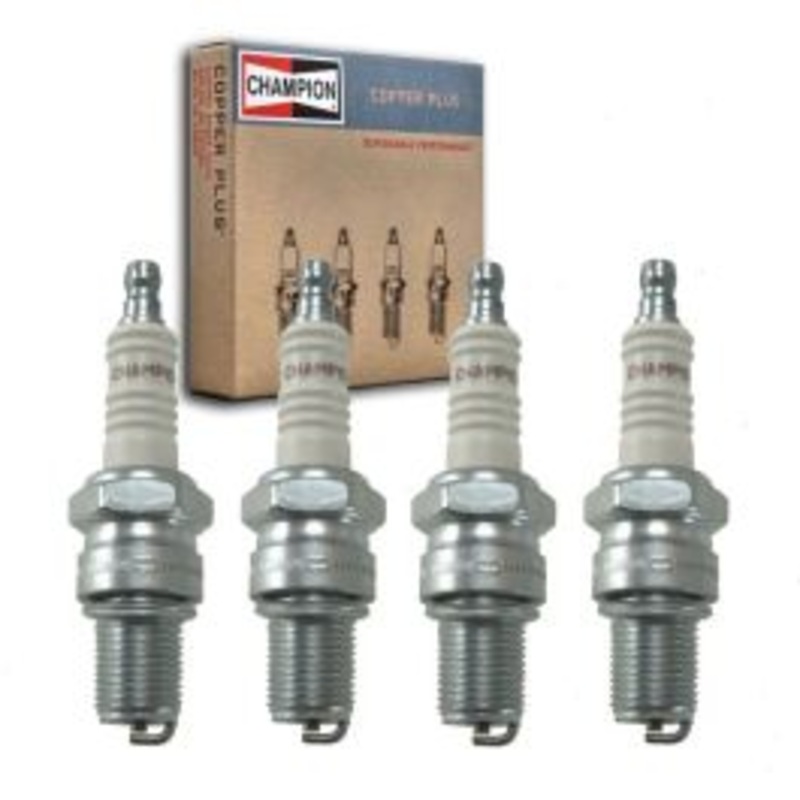 4 pc Champion Copper Plus Spark Plugs for 1947-1950 MG YA 1.3L L4
