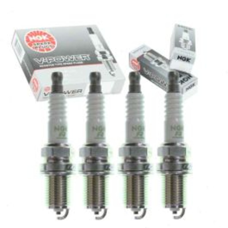 4 pc NGK V-Power Spark Plugs for 1992-1996 Eagle Summit 1.8L 2.4L L4