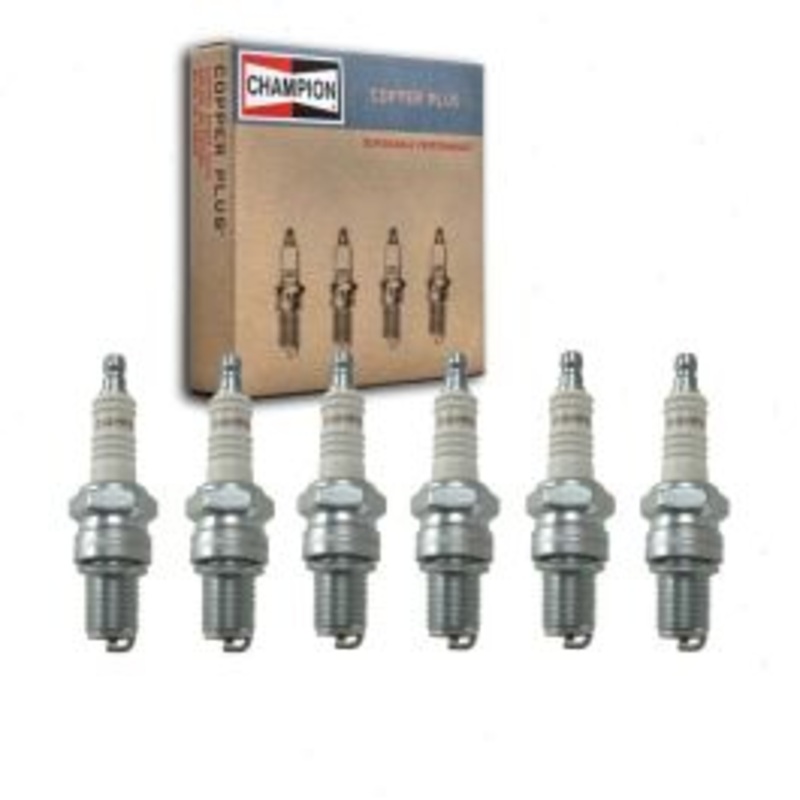 6 pc Champion Copper Plus Spark Plugs for 1949-1958 Jensen Interceptor 3.9L 4.0L L6