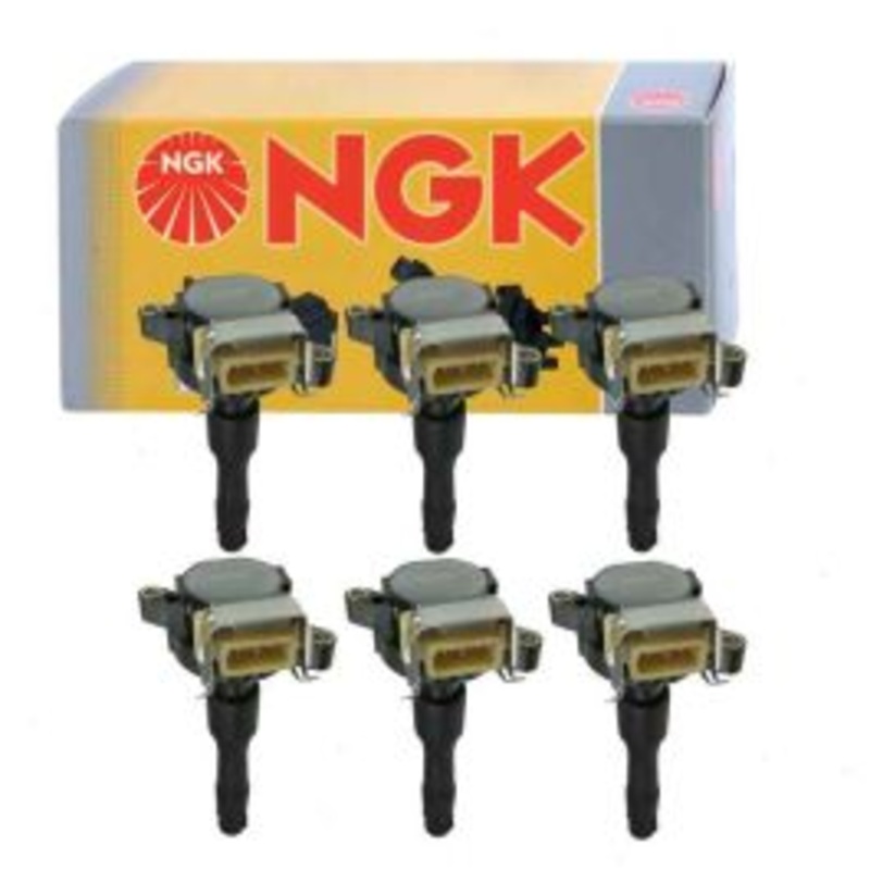 6 pc NGK Ignition Coils for 1997-2000 BMW 528i 2.8L L6