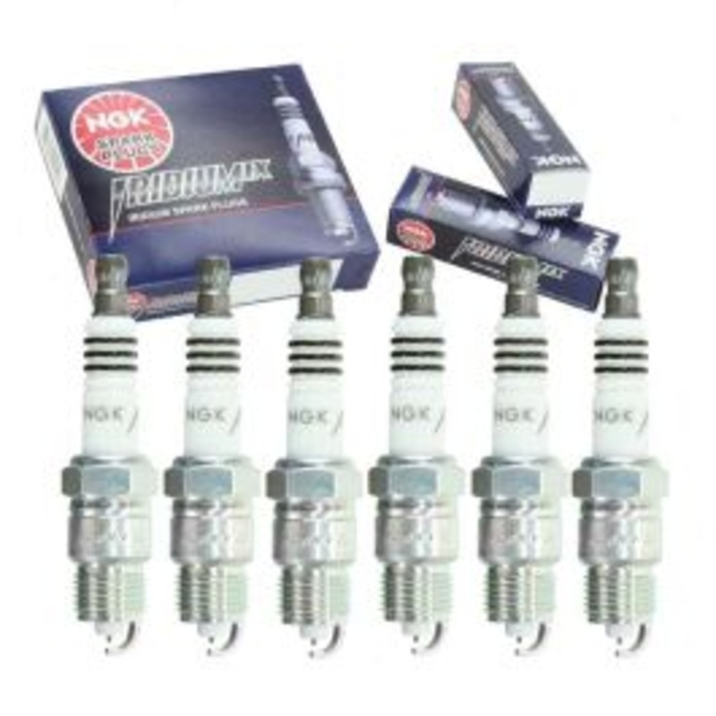6 pc NGK Iridium IX Spark Plugs for 1974 Dodge B300 Van 3.7L L6