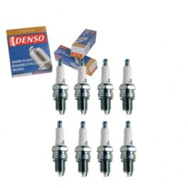 8 pc DENSO Standard U-Groove Spark Plugs for 1968-1973 Cadillac Calais 7.7L V8