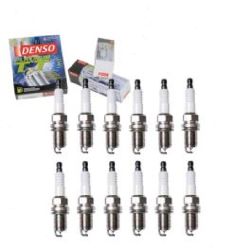 12 pc DENSO Platinum TT Spark Plugs for 2001-2004 Chevrolet Tracker 2.5L V6