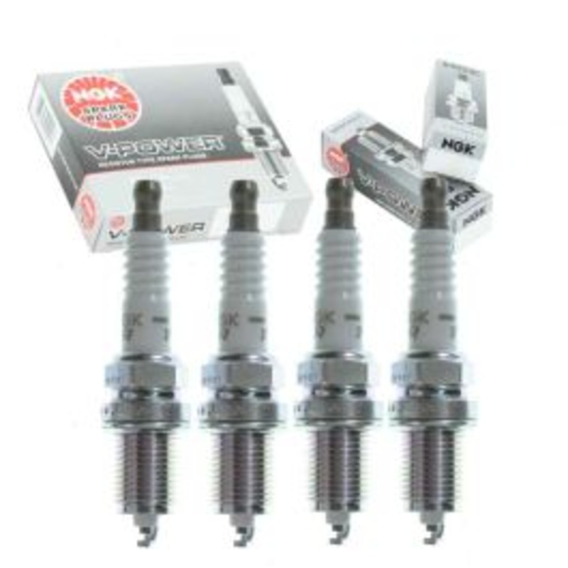 4 pc NGK V-Power Spark Plugs for 1996-2000 Plymouth Voyager 2.4L L4