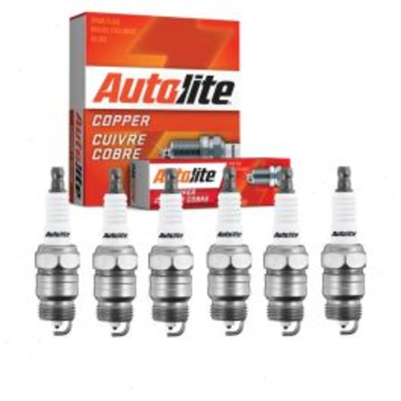 6 pc Autolite Copper Core Spark Plugs for 1956 Ford Park Lane Wagon 3.6L L6