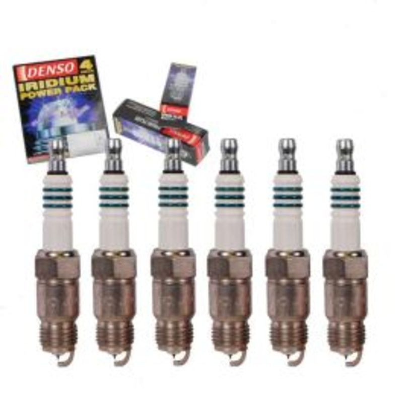 6 pc DENSO Iridium Power Spark Plugs for 1987 GMC R1500 4.3L V6
