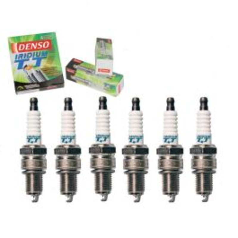 6 pc DENSO Iridium TT Spark Plugs for 1970-1977 American Motors Hornet 3.3L 3.8L 4.2L L6