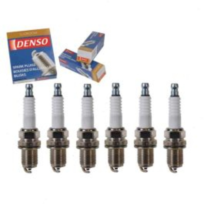 6 pc DENSO Standard U-Groove Spark Plugs for 1989-1991 Sterling 827 2.7L V6