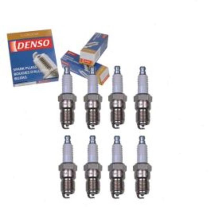 8 pc DENSO Standard U-Groove Spark Plugs for 1996-1999 Chevrolet P30 5.7L 7.4L V8