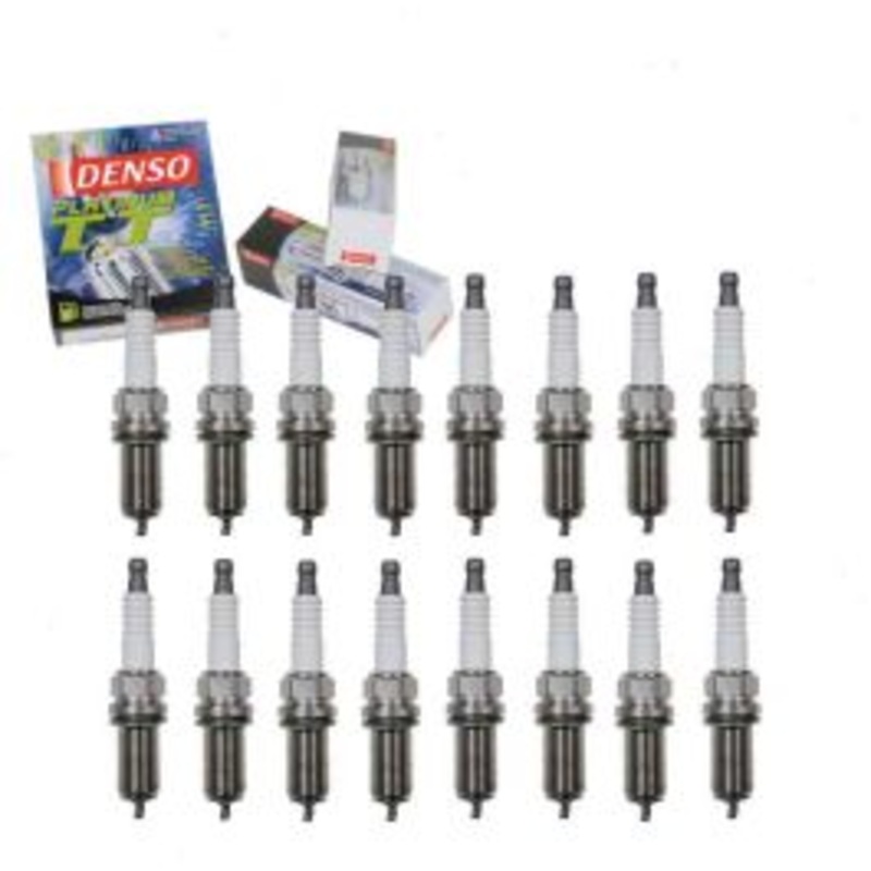 16 pc DENSO Platinum TT Spark Plugs for 2003-2008 Mercedes-Benz SL55 AMG 5.5L V8