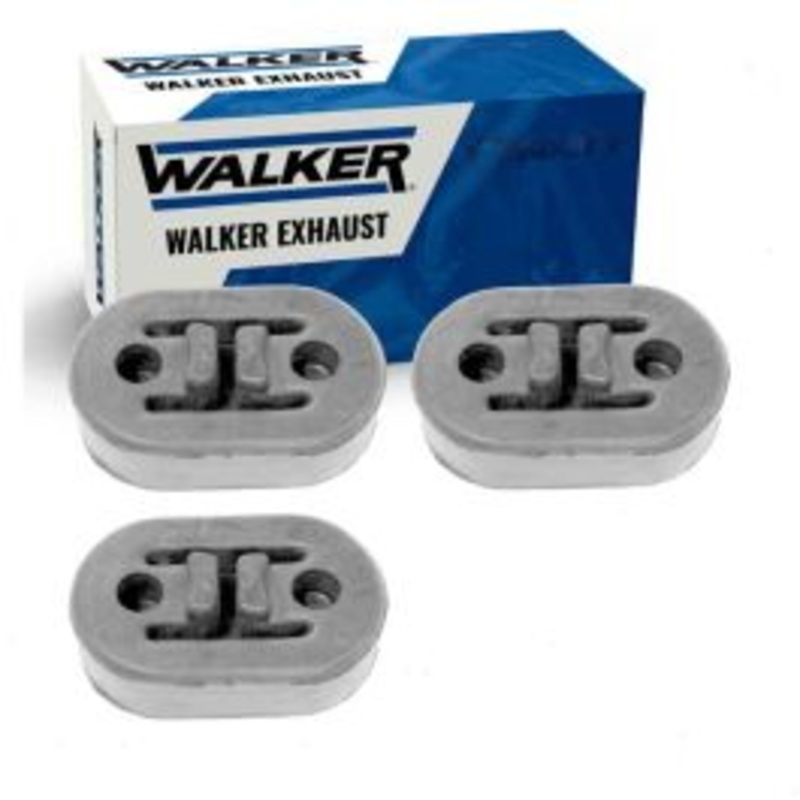 3 pc Walker Exhaust System Insulators for 1993-1994 Dodge Colt 1.5L 1.8L L4