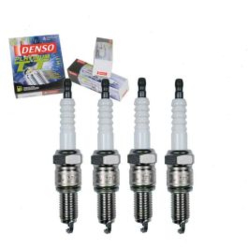 4 pc DENSO Platinum TT Spark Plugs for 1972-1973 Toyota Carina 1.6L L4
