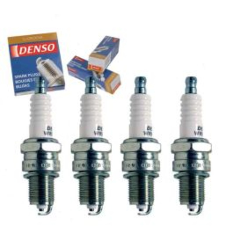 4 pc DENSO Standard U-Groove Spark Plugs for 1979-1987 Mazda B2000 2.0L L4