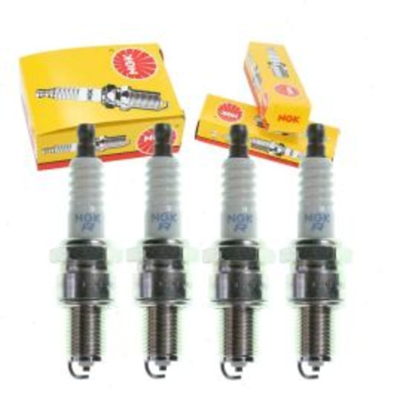 4 pc NGK Standard Spark Plugs for 1980-1989 Subaru DL 1.6L 1.8L H4