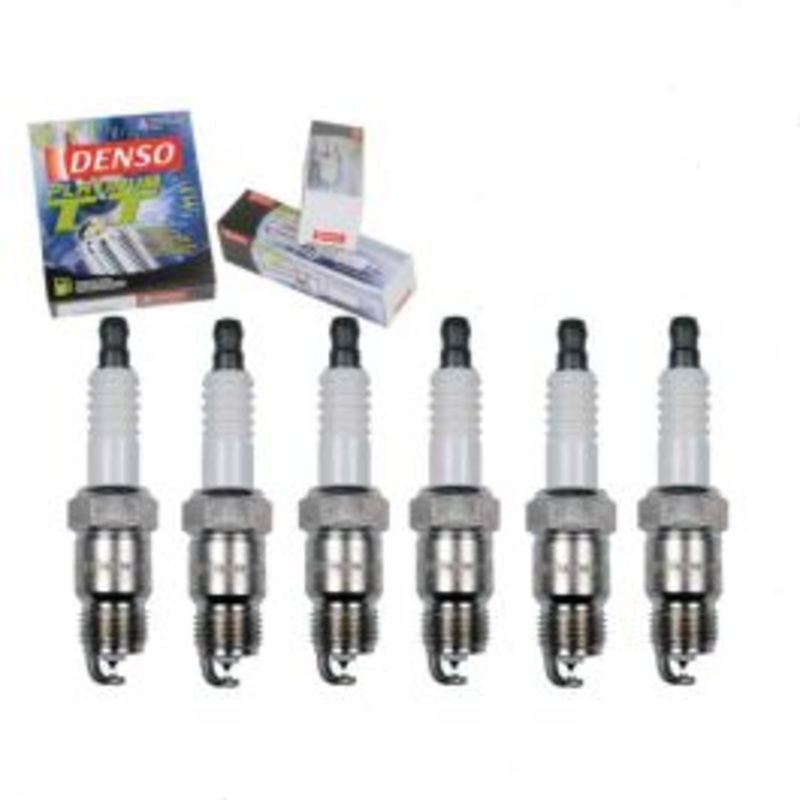 6 pc DENSO Platinum TT Spark Plugs for 1975-1984 Chevrolet G20 4.1L 4.8L L6