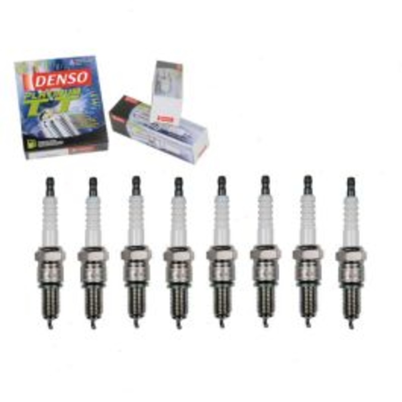 8 pc DENSO Platinum TT Spark Plugs for 1984-1986 Maserati Quattroporte 4.9L V8