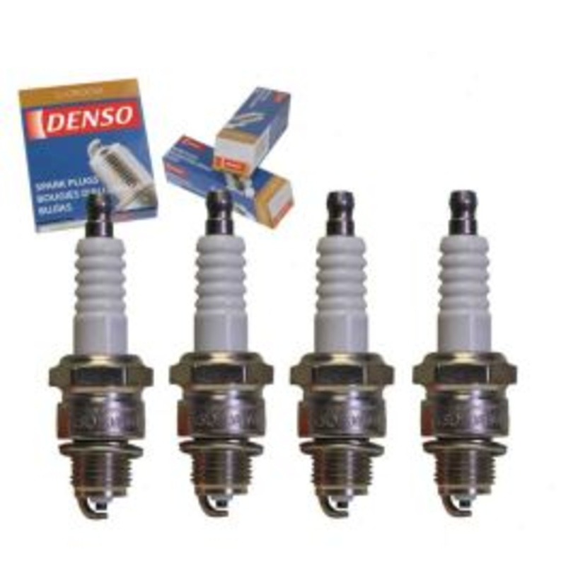 4 pc DENSO Standard U-Groove Spark Plugs for 1976 Renault R5 1.3L L4