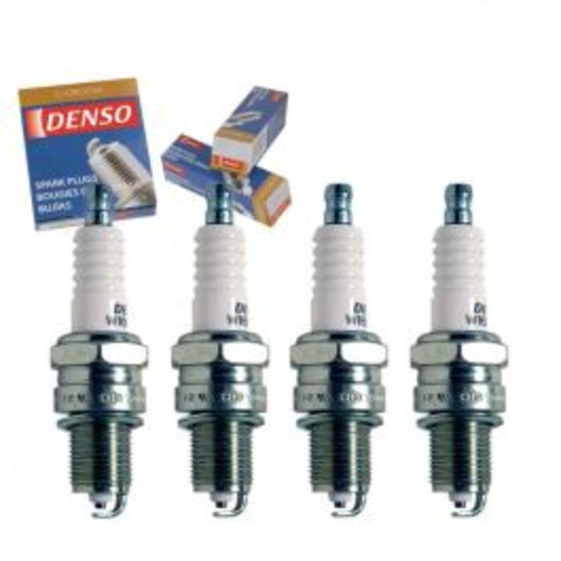 4 pc DENSO Standard U-Groove Spark Plugs for 1984-1989 Toyota Van 2.0L 2.2L L4