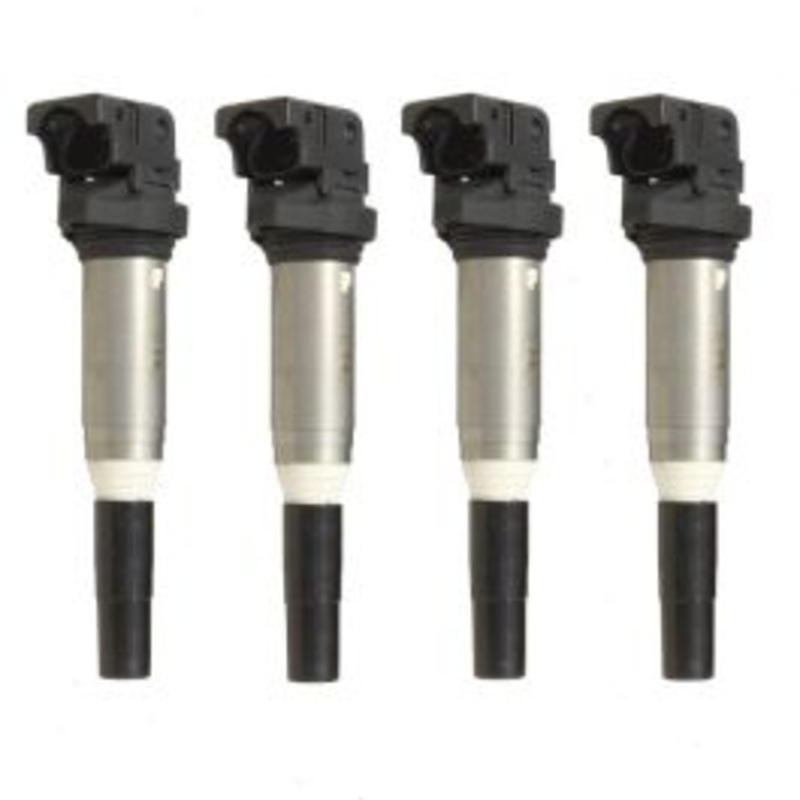 4 pc Hitachi Ignition Coils for 2015 BMW 428i Gran Coupe 2.0L L4