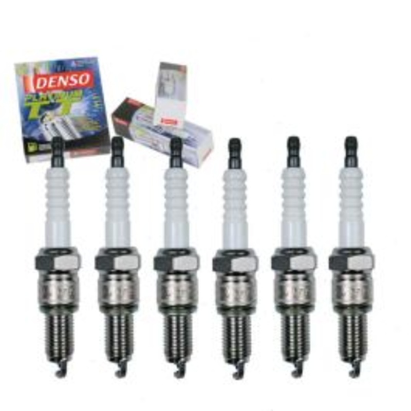 6 pc DENSO Platinum TT Spark Plugs for 1967-1969 Pontiac Firebird 3.8L 4.1L L6