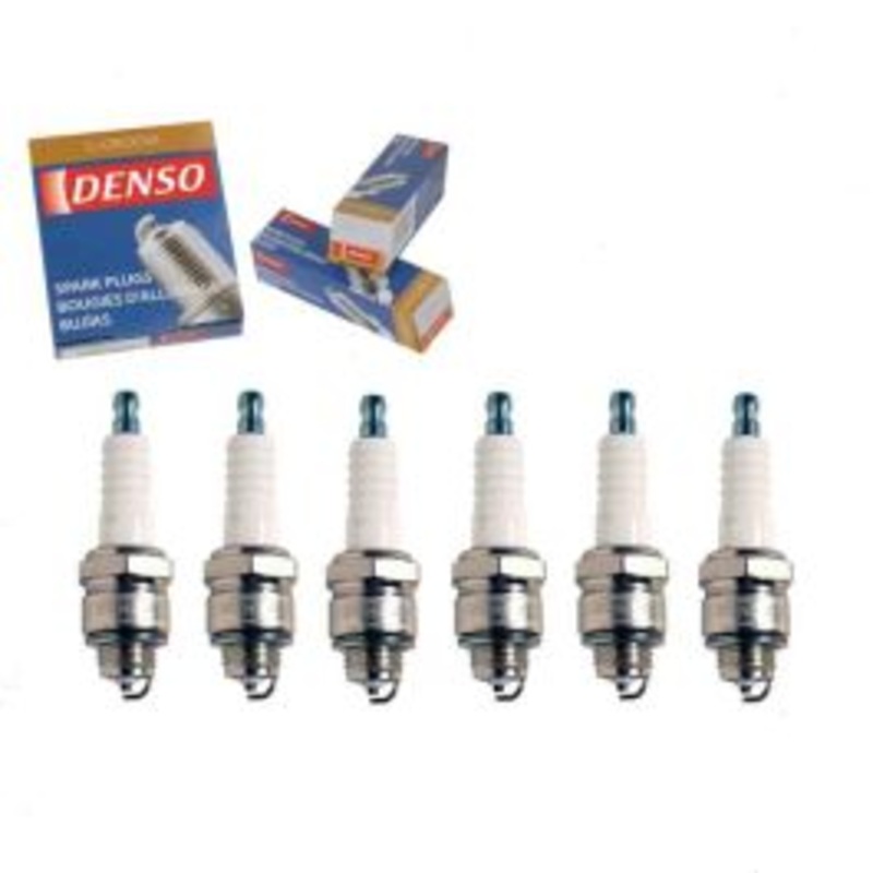 6 pc DENSO Standard U-Groove Spark Plugs for 1963-1966 Jeep FC170 3.7L L6