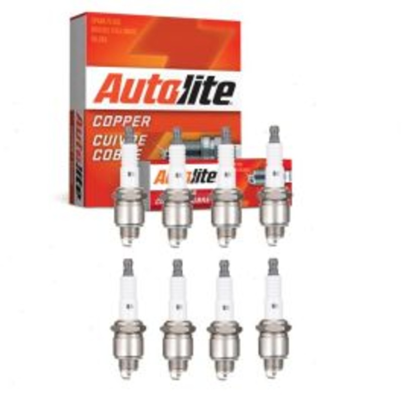 8 pc Autolite Copper Core Spark Plugs for 1953-1954 Cunningham Continental