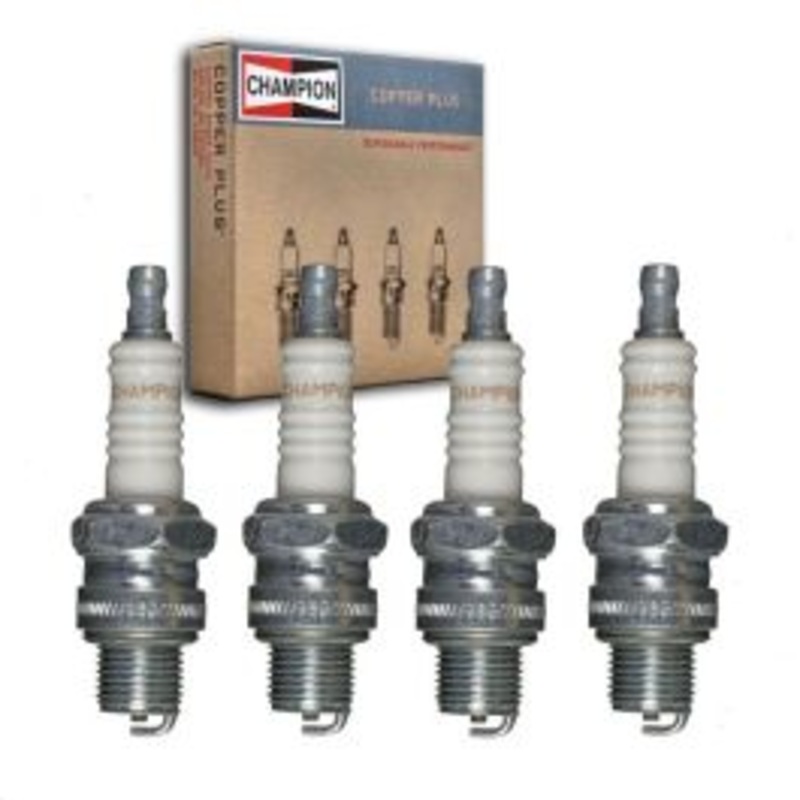 4 pc Champion Copper Plus Spark Plugs for 1948-1952 Singer Nine 1.1L L4