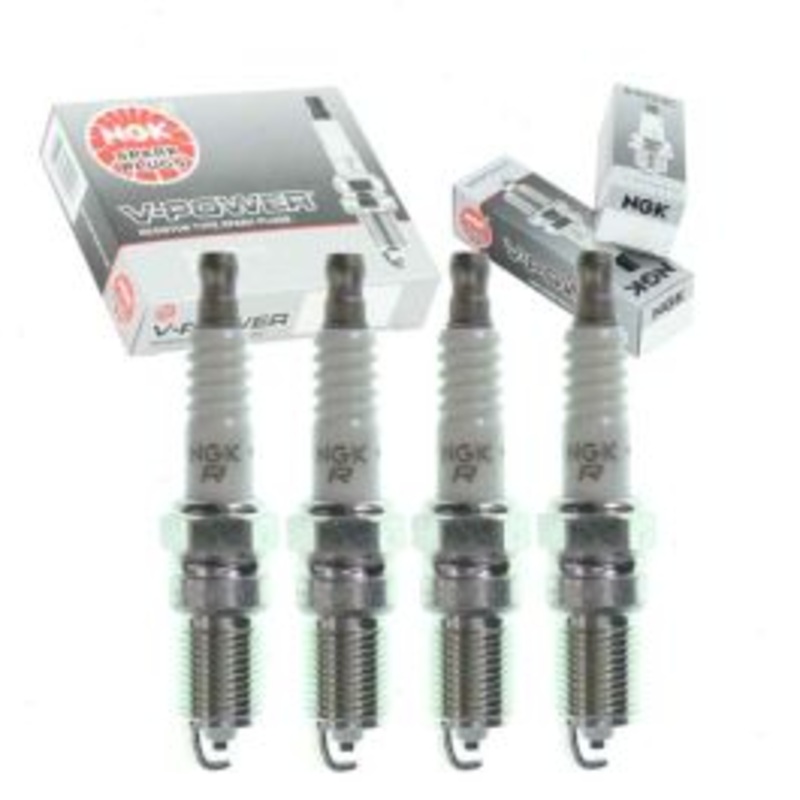 4 pc NGK V-Power Spark Plugs for 1989-1994 Ford Tempo 2.3L L4