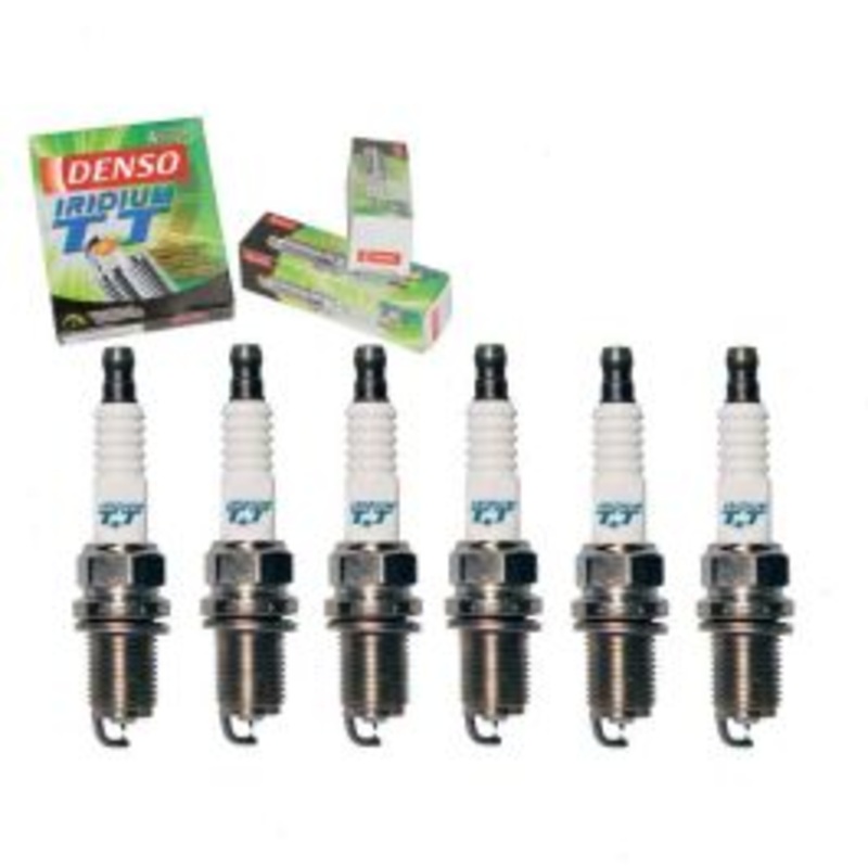 6 pc DENSO Iridium TT Spark Plugs for 1987-1989 Nissan Pathfinder 3.0L V6