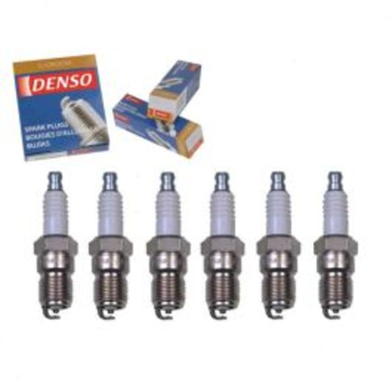 6 pc DENSO Standard U-Groove Spark Plugs for 1997 Ford E-250 Econoline 4.2L V6