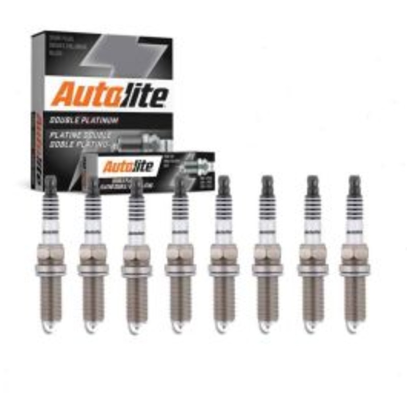 8 pc Autolite Double Platinum Spark Plug for 2008-2010 Mercedes-Benz S63 AMG