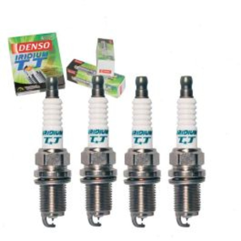 4 pc DENSO Iridium TT Spark Plugs for 2010-2012 Hyundai Santa Fe 2.4L L4