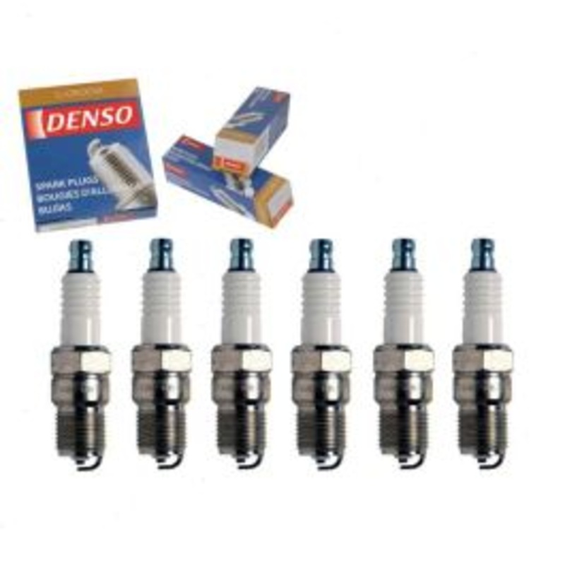 6 pc DENSO Standard U-Groove Spark Plugs for 1979-1983 Ford Mustang 2.8L 3.8L V6
