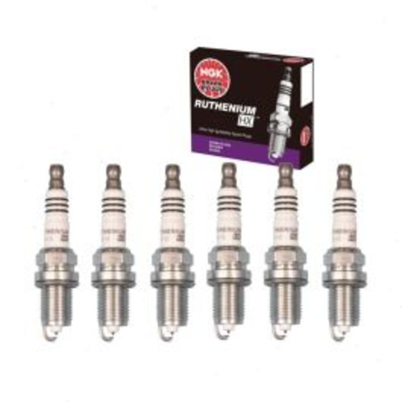 6 pc NGK Ruthenium HX Spark Plugs for 1997-2001 Audi A4 2.8L V6