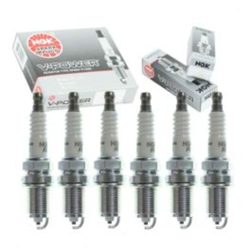 6 pc NGK V-Power 5155 FR4 Spark Plugs