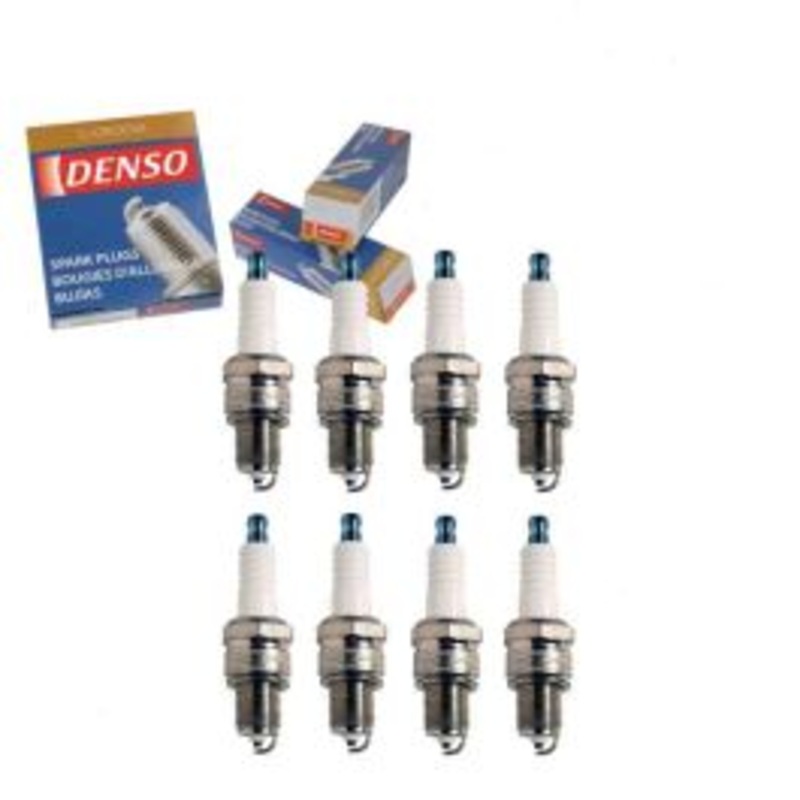8 pc DENSO Standard U-Groove Spark Plugs for 1968 Chevrolet Chevy II 6.5L V8
