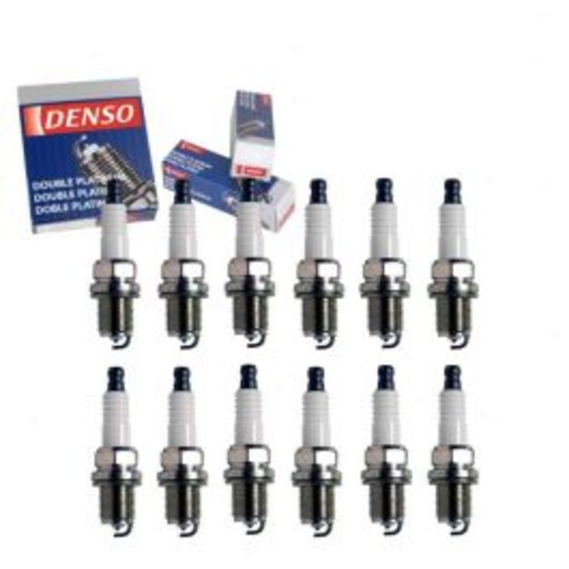 12 pc DENSO Double Platinum Spark Plugs for 2001-2003 Mercedes-Benz C320 3.2L V6