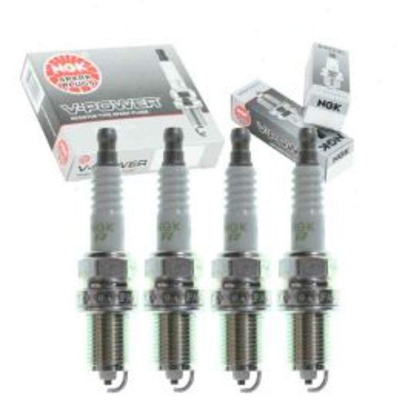 4 pc NGK V-Power Spark Plugs for 1988-1992 Toyota Corolla 1.6L L4