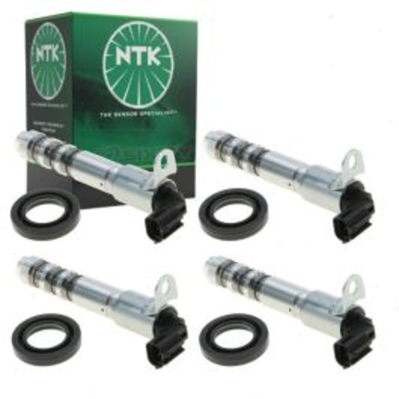 4 pc NTK Variable Timing Solenoid VVTs for 2008-2012 Chevrolet Malibu 3.6L V6