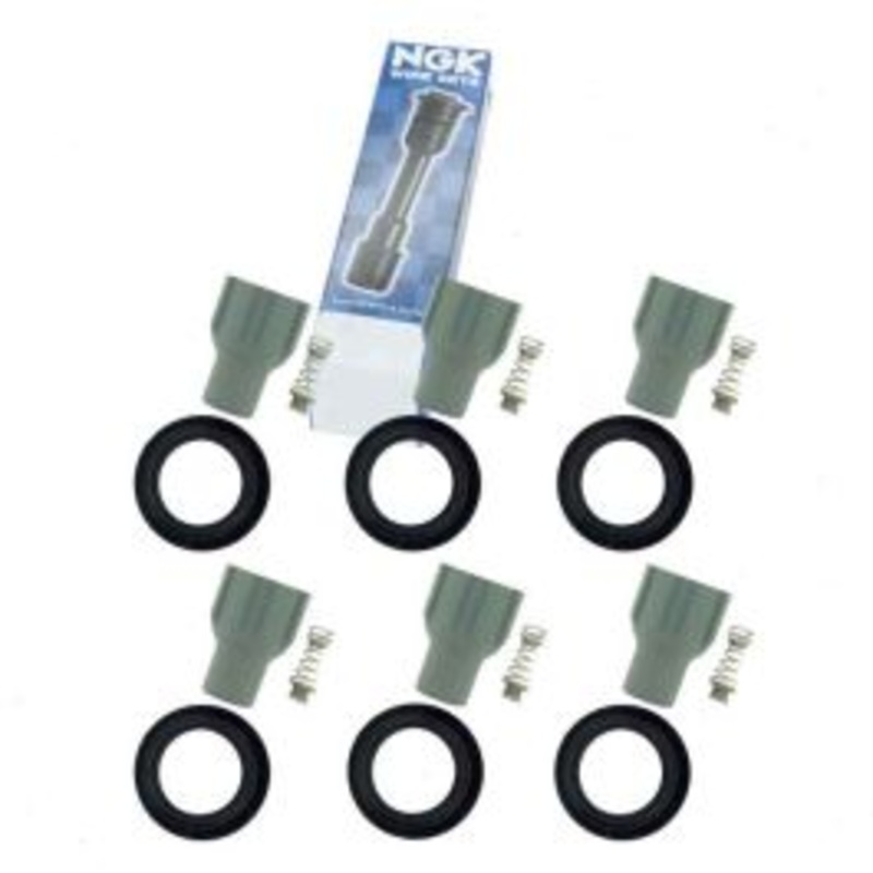 6 pc NGK Ignition Coil Boots for 2008-2010 Saturn Vue 3.6L V6