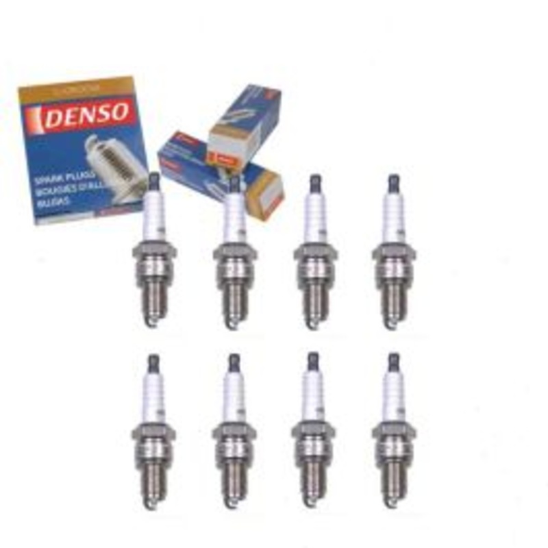 8 pc DENSO Standard U-Groove Spark Plugs for 1985 Dodge B150 5.2L V8