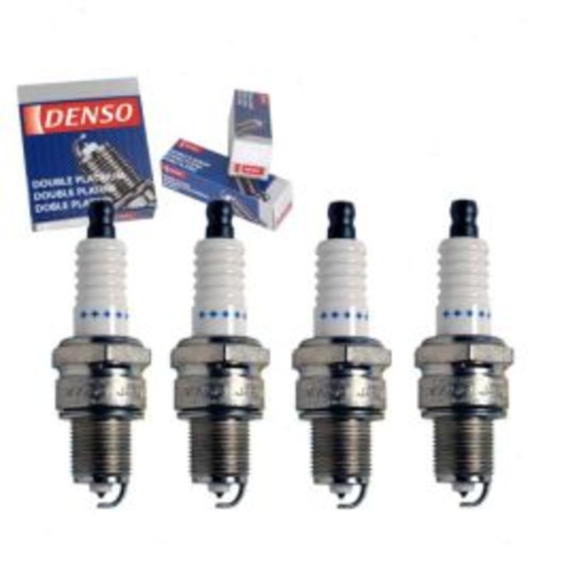 4 pc DENSO Double Platinum Spark Plugs for 1968-1980 Triumph Spitfire 1.3L 1.5L L4
